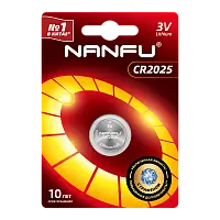 NANFU батарейка литиевая 2025 1шт