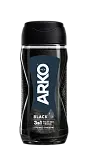 Arko men гель для душа и шампунь для волос 2 в1 black 260 мл