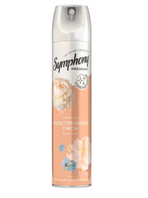 Symphony premium освежитель воздуха чувственный пион 300 см3 