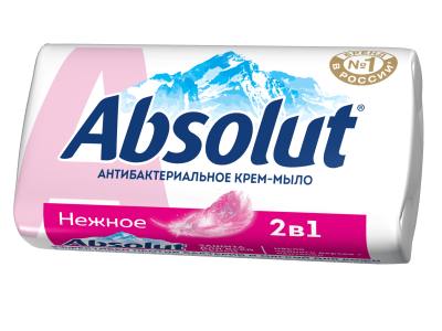 ABSOLUT туалетное мыло 2в1 нежное 90 г 