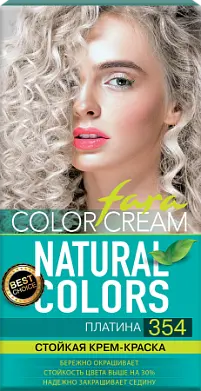 ФАРА Natural Colors 354 Краска д/волос Платина*