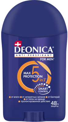 Deonica for men антиперспирант стик 5protection 40 мл 