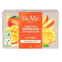 BioMio Натуральное мыло Superfood с баттером Манго 90 г
