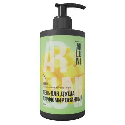 Arluni парфюмированный гель для душа манго 750 мл 