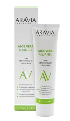 ARAVIA Laboratories увлажняющий гель с алоэ вера 100 мл 