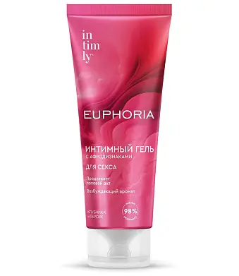 Intimly euphoria интимный гель с афродизиаками для секса клубника и персик 75 мл