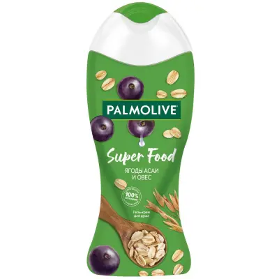 Palmolive душ гель super ягоды асаи и овёс 250 мл 