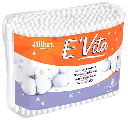 BELLA Ватные палочки 200шт п.пакет ('E` Vita')