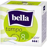 BELLA Тампоны женские гигиен. без аппликатора comfort марки ' bella' Super по 8 шт