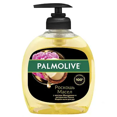 Palmolive жидкое мыло роскошь масел с маслом макадамии и экстрактом пиона 300 мл