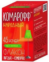 КОМАРОФФ оффлайн НАРОДНЫЙ Жидкость 45 ночей без запаха, флакон 30 мл