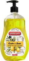 Unicum средство для мытья посуды олива и лимон 950 мл