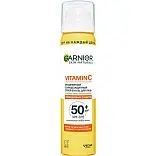 GARNIER Ежедневный солнцезащитный спрей - вуаль для лица с витамином С и 50+, 75 мл