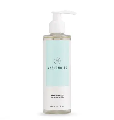Maskoholic мягкий гель для умывания с маслом риса для чувствительной кожи 200 мл 