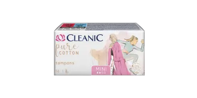 Cleanic pure cotton тампоны 16 шт 