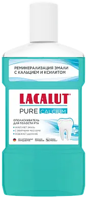 Lacalut ополаскиватель д/полости рта pure 475 мл