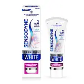 Sensodyne white зубная паста активное отбеливание от темного налета 75 мл