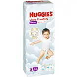 Huggies ultra comfort 5 12-17 кг трусики подгузники 42 шт для мальчиков