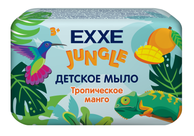 EXXE детская серия джунгли детское мыло тропическое манго 90 г 