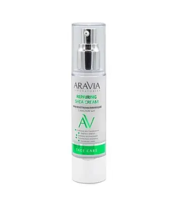 Aravia Laboratories крем восстанавливающий с маслом ши 50мл