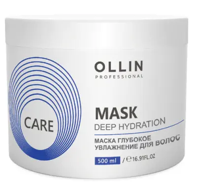 OLLIN CARE маска глубокое увлажнение для волос 500мл 