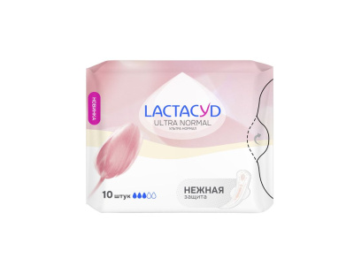 ЛАКТАЦИД прокладки ultra normal 10шт 