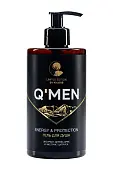 Q’men гель для душа мужской бодрость и защита, 410 мл