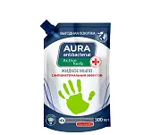 Aura жидкое мыло с антибактериальным эффектом ромашка дой пак 500 мл
