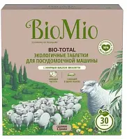 BioMio таблетки для посудом машины с маслом эвкалипта 30шт экспортный вариант