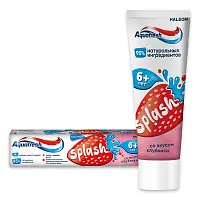 Aquafresh зубная паста детская со вкусом клубники 50 мл