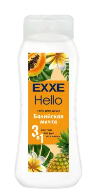 Exxe гель для душа 3 в1 балийская мечта 400 мл 