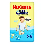 Huggies little swimmers подгузники для плавания 12-18 кг 5-6 размер 13 шт