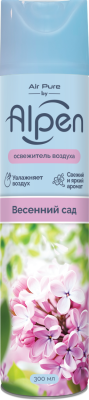 Alpen освежитель воздуха весенний сад  300 мл 