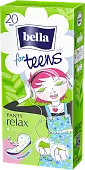 Прокладки ежедневные экстратонкие BELLA FOR TEENS Relax deo, 20шт