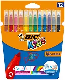 BIC Цвет. фломастеры, (кор. 12 цветов)