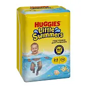 Huggies трусики подгузники для плавания 2-3 14 шт