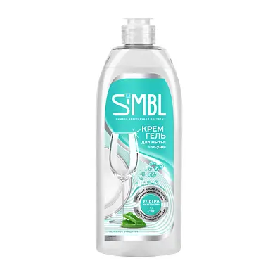 Simbl крем гель для посуды бережное очищение с алоэ вера 450 мл