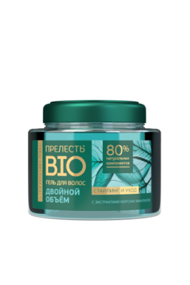 Прелесть био гель для укладки волос с экстрактами морских минералов сильная фиксация 250 мл 