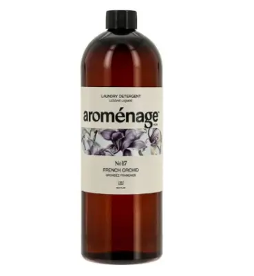 Aromenage гель концентрат для стирки универсальный французская орхидея 0,9 л 
