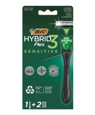 BIC 3 Станок+2 кассеты (три лезвия) 