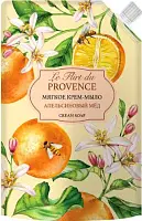 Le Flirt Du Provence мягкое крем мыло апельсиновый мед 500 мл