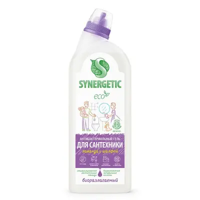 Synergetic средство для сантехники лаванда и шалфей 0,7 л 