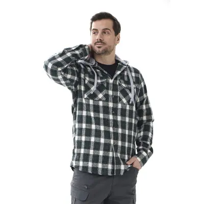 Рубашка Фланнель Black Rams Зеленый L 