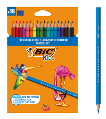BIC цветные карандаши кидс тропиколор к18 