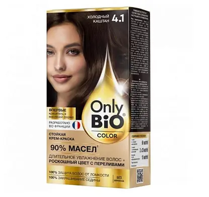 Only Bio Color краска для волос тон 4.1 Холодный каштан
