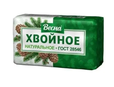 ВЕСНА туалетное мыло хвойное 90 г 