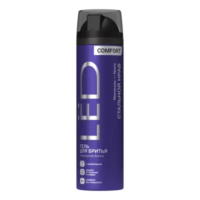 LЁD гель для бритья стальной нрав 200 мл 