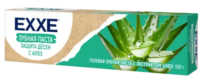 Exxe зубная паста защита дёсен с алоэ 100 гр 
