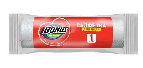 BONUS салфетка для пола 1 шт