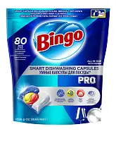Bingo pro капсулы для посудомоечной машины 80 шт